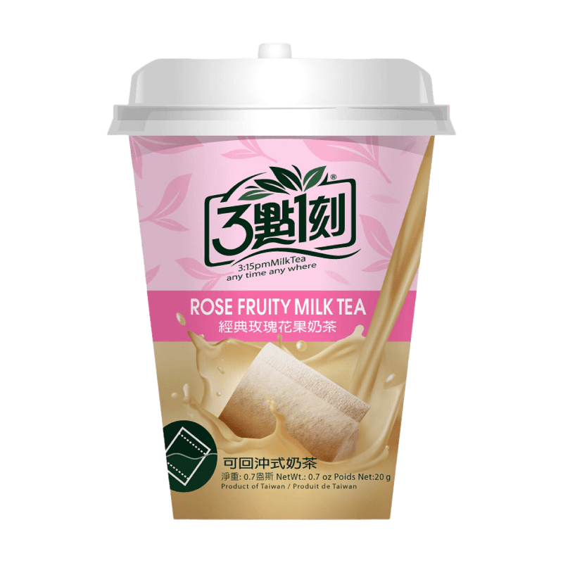 3:15Pm Rose Fruity Milk Tea Mix Cup 20G