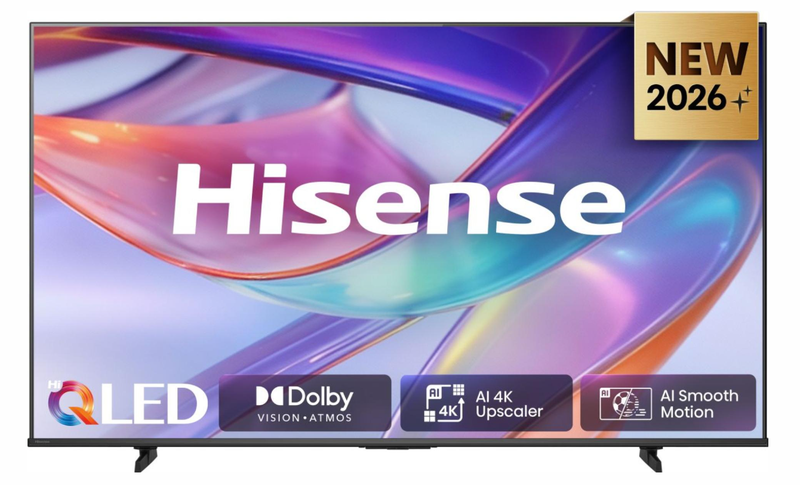 Hisense 55E7s 55" Smart Tv 4K Qled, 60 Hz, Dolby Vision & Dolby Atmos, Hdr10+, Upscaler Ai 4K, Game Mode Plus, Hdmi 2.1
