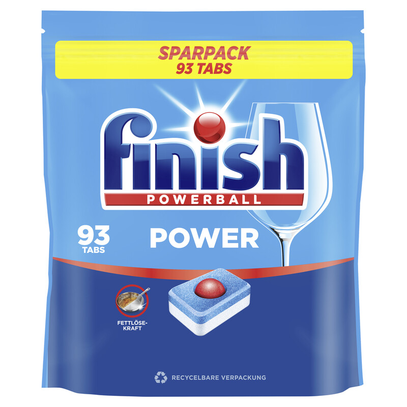 Finish Power Fresh Spülmaschinentabs, Sparpack, 93 Tabs