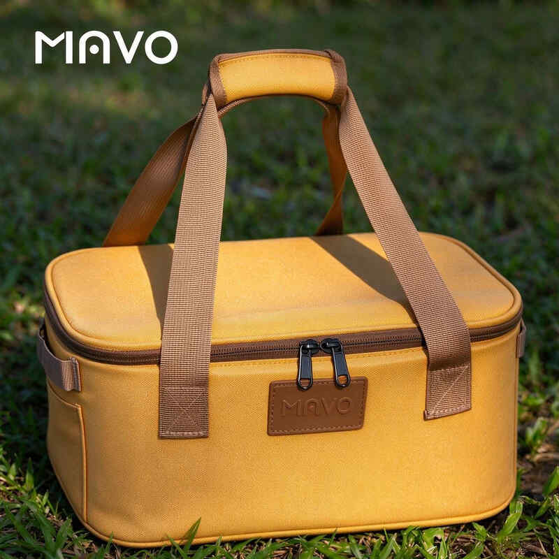 MAVO Outdoor-Camping-Aufbewahrungstasche große Kapazität Kaffeegeräte Geschirr Kochgeschirr Organizer-Box