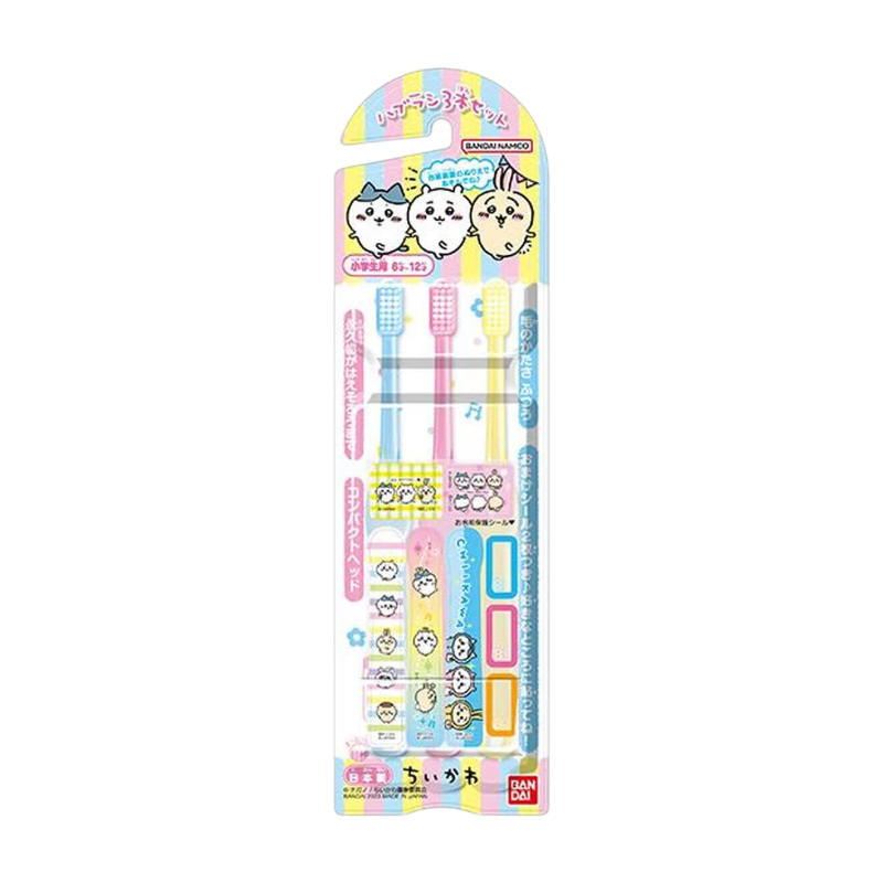 Bandai 3-pack Kindertandborstels voor 6 - 12 - jarigen - 3 stuks