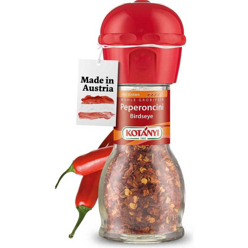 KOTÁNYI Chili Birdseye Peperoncini Mühle 24g