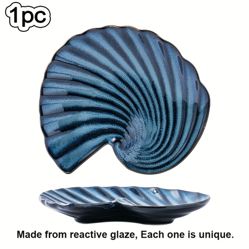 YumiPLUS 1 stuk Sterblauw Keramisch Saladebord