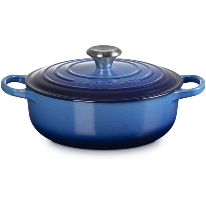 Le Creuset Signature Bratpfanne 24 cm Azurblau