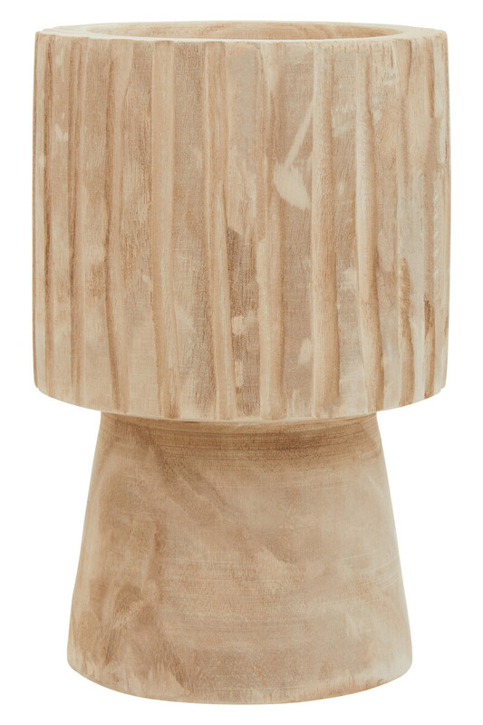 Vase Arlo Shaped Wooden Natural