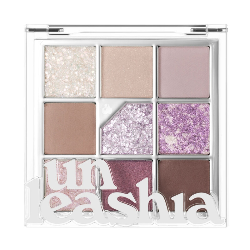 Unleashia Lavender Glitterpedia Eye Palette No.4 All Of Fog 6.2G