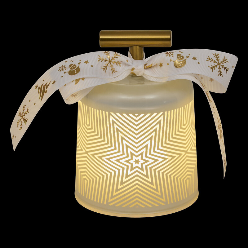 Aptamil Decoratieve Glazen Bel Lamp - 12,5 cm, Assortiment Kleuren