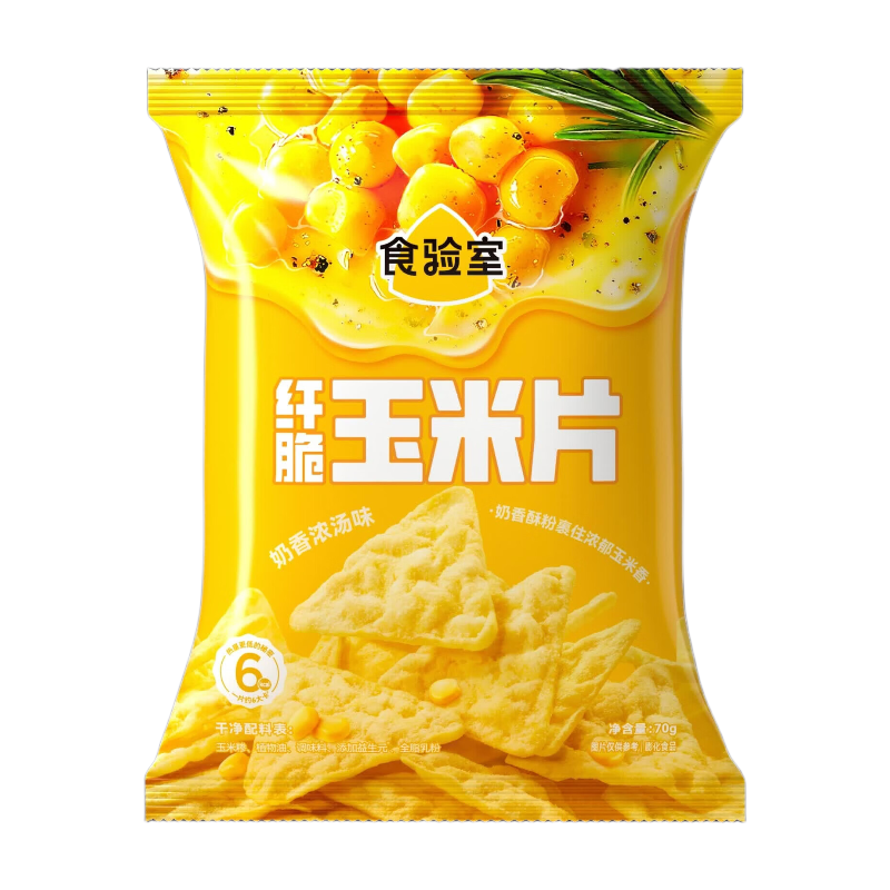 Shiyanshi Knusprige Maischips, Cremige Suppe Geschmack 70 g