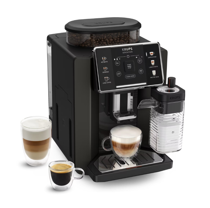 KRUPS Sensation Milk EA9129 Kaffeevollautomat, Schwarz
