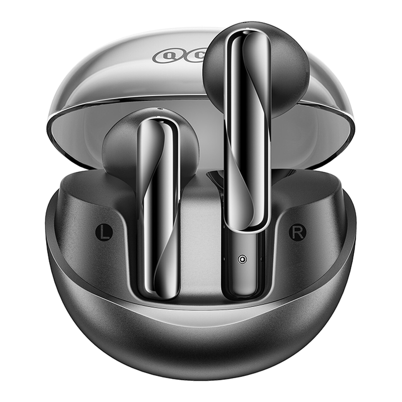 QCY AilyBuds Clear-Schwarz