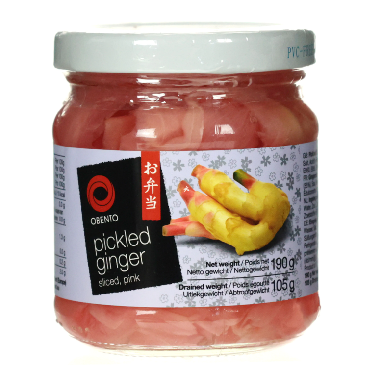 Obento Roze Gepekelde Gemberplakjes 190 g