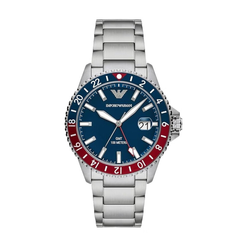 AR11590 Stainless Steel Men's Quartz Chronograph Movement Watch