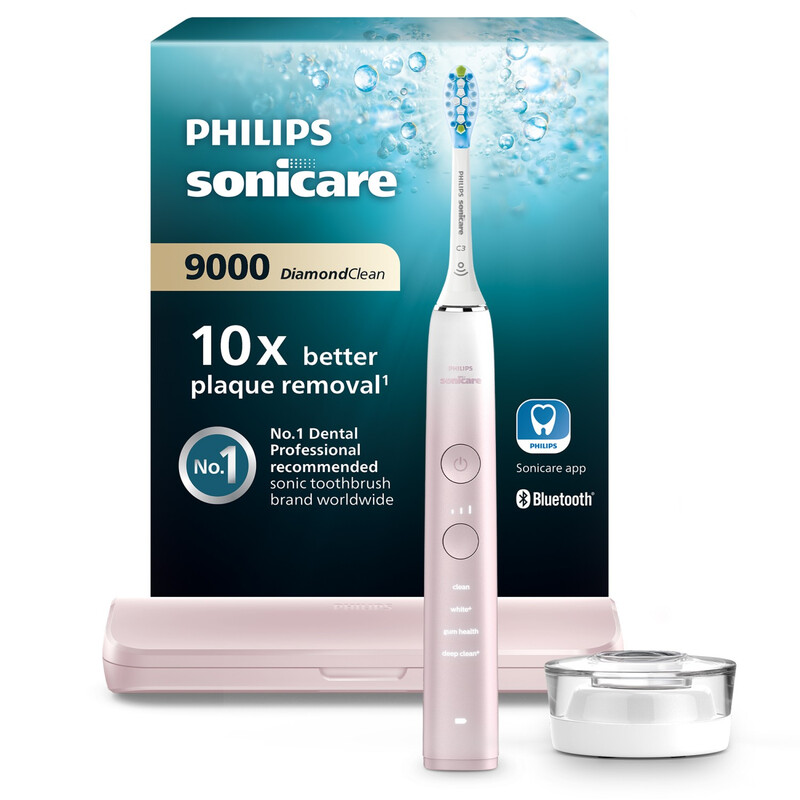 Philips Sonicare DiamondClean 9000 - Elektrische Tandenborstel - Roze/Wit - Ombre - HX9911/84