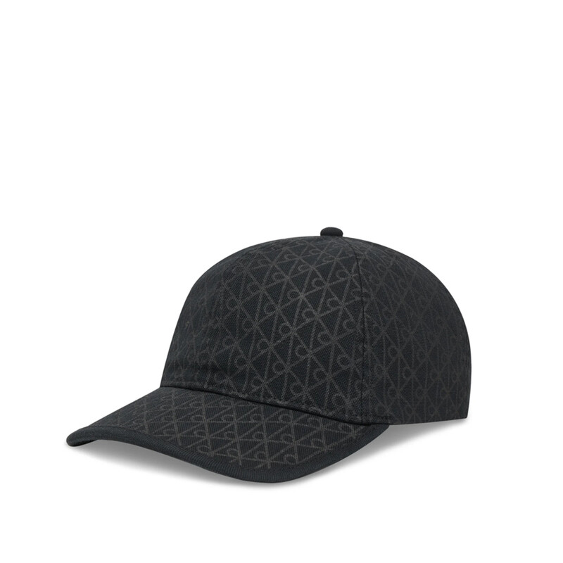 Calvin Klein Cotton Twill Adjustable Emblem Logo Cap - Black