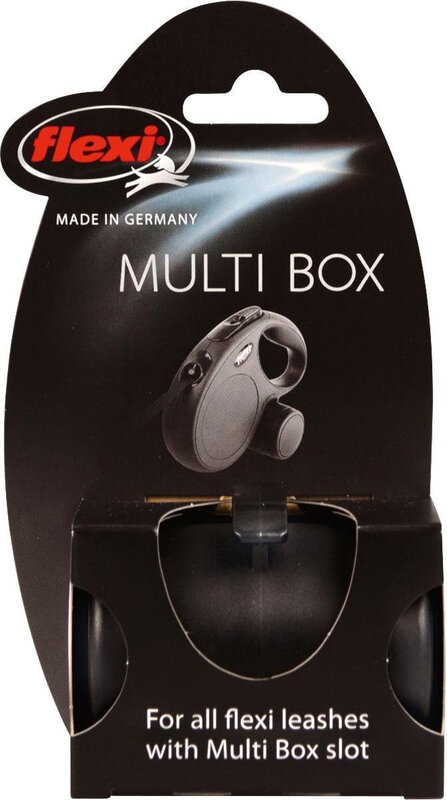 Flexi Poepzakjeshouder - Snackbox - Zwart - 1 Stuk