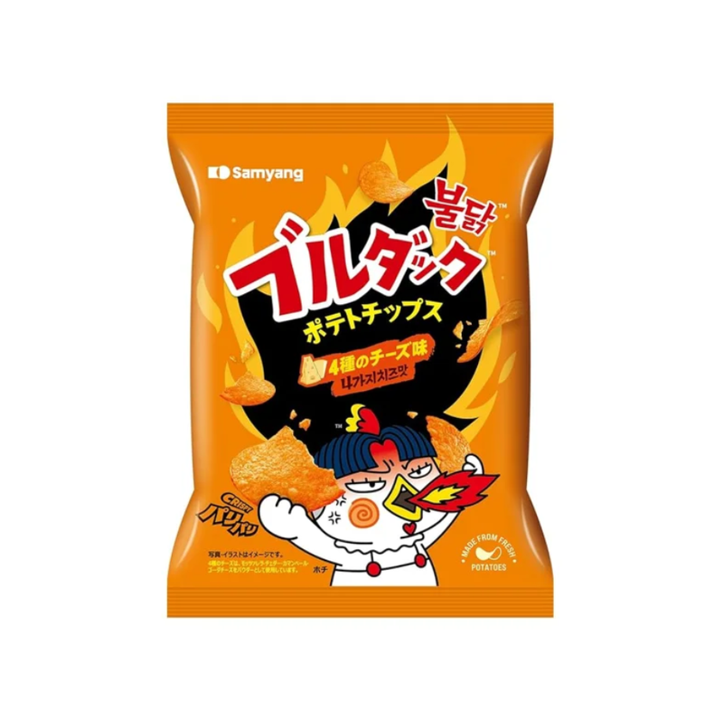 Samyang Buldak 4 Käsegeschmack Kartoffelchips 55 g