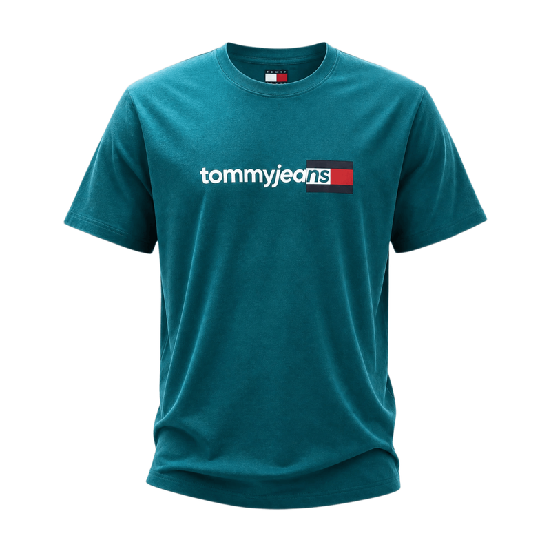 Tommy Hilfiger Entry DNA Tee Men's Short Sleeve T-Shirt - Polar Teal
