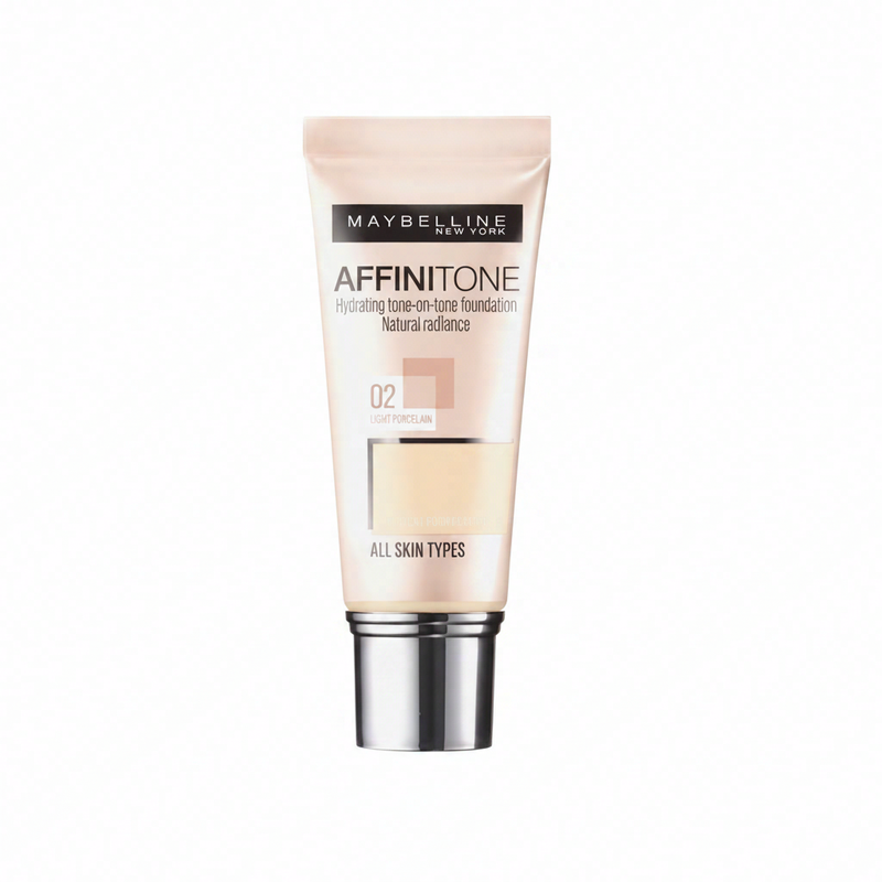 Maybelline Affinitone foundation 02 Licht porselein 30 ml