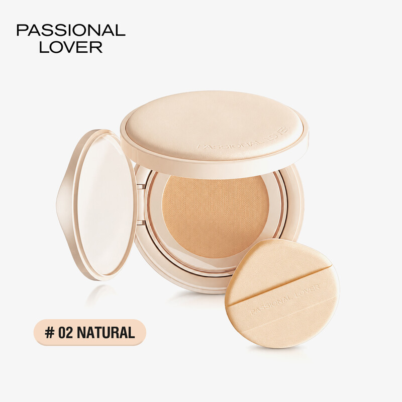 Passional Lover Unsichtbare Cushion Foundation 02 Natural Full Size 14 g