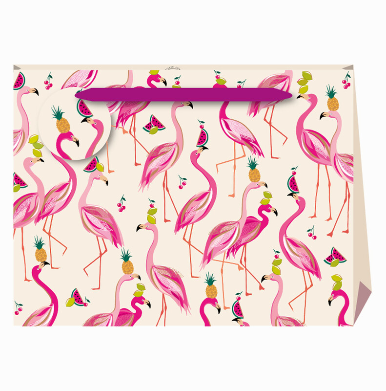 Fabulous Flamingos Shopper Gift Bag