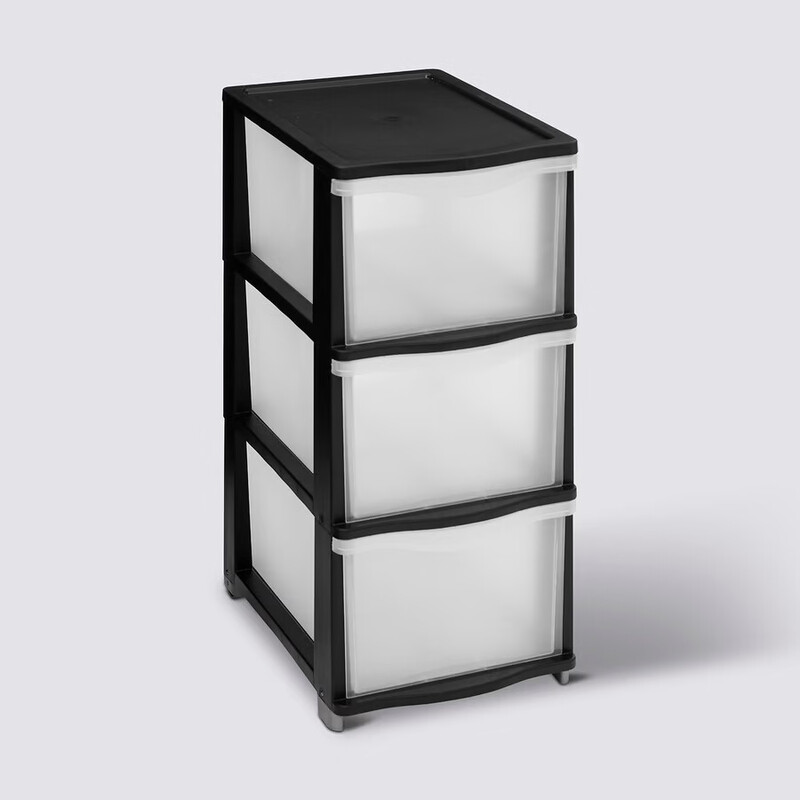 5five Plastic Opbergtoren met 3 Lades - Handige Opbergbox voor Thuisorganisatie en Huishoudelijke Opruiming
