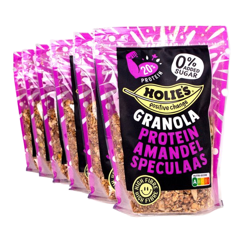 Holie's Granola Protein Amandel Speculaas - 6 x 350 g