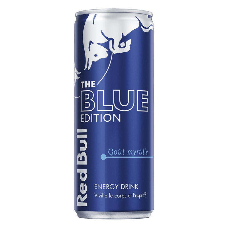 Boisson Énergisante Goût Myrtille Bull La Canette De 25cl - vue 1