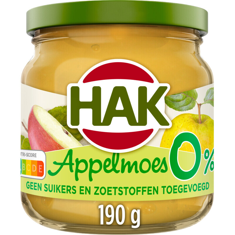 Hak Chop 1/4 Appelmoes - 190 g