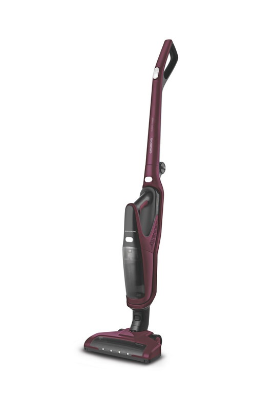 Grundig VCH 9930 2-in-1-Stabstaubsauger Akku Trocken HEPA Beutellos 0,5 l Beere, Schwarz