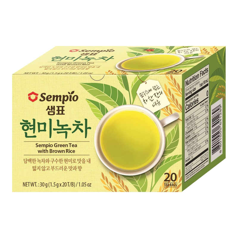Sempio Green/Brown Tea With Rice Tea 30G