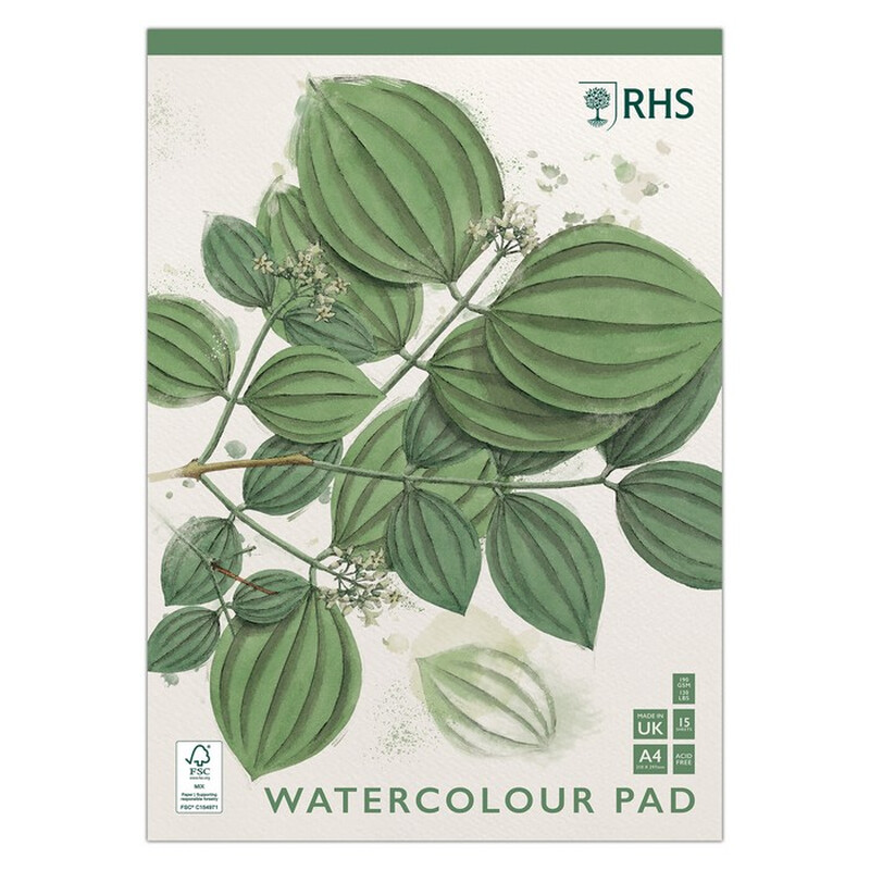 A4 Watercolour Pad 190gsm 15 Sheets