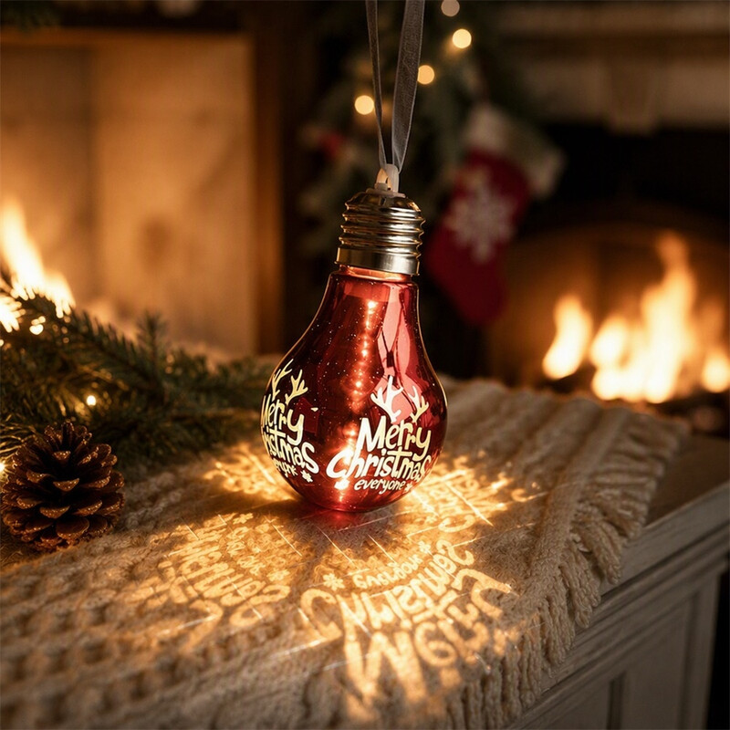 Huacan Kerstdecoratieve licht in rood