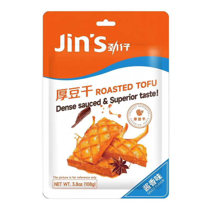 【Bestseller】Jin Zai dikke gedroogde tofu met sausachtige smaak 108 g