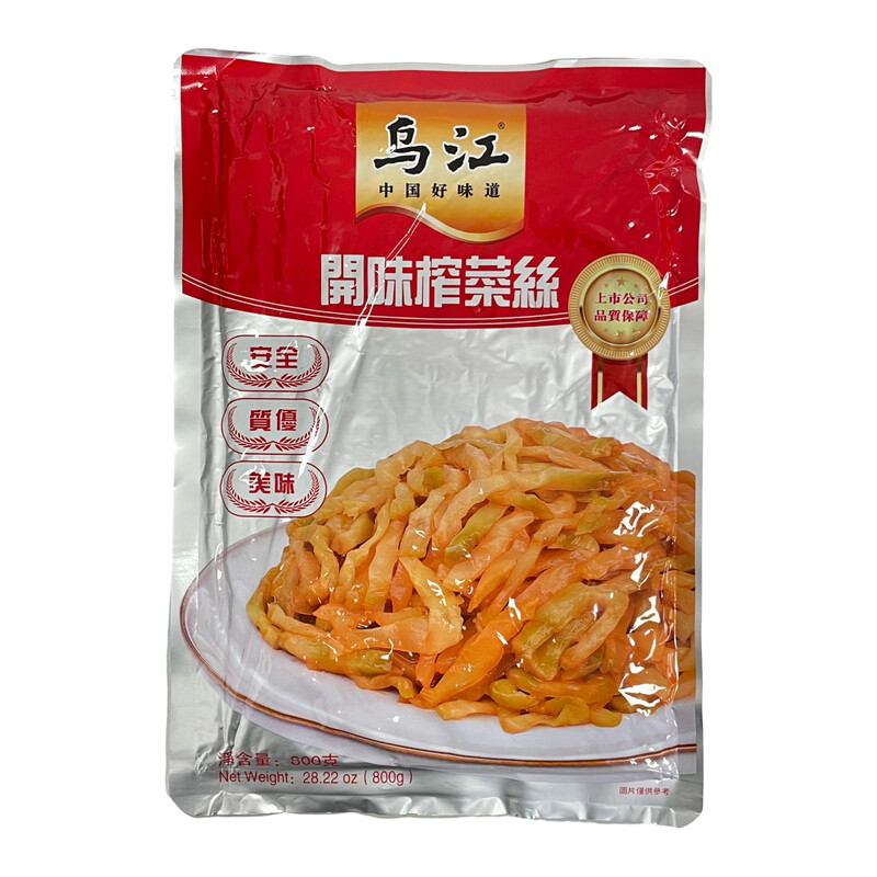 Wu Jiang Original Flavor Shredded Zhacai (Pickled Mustard Stem) 800G