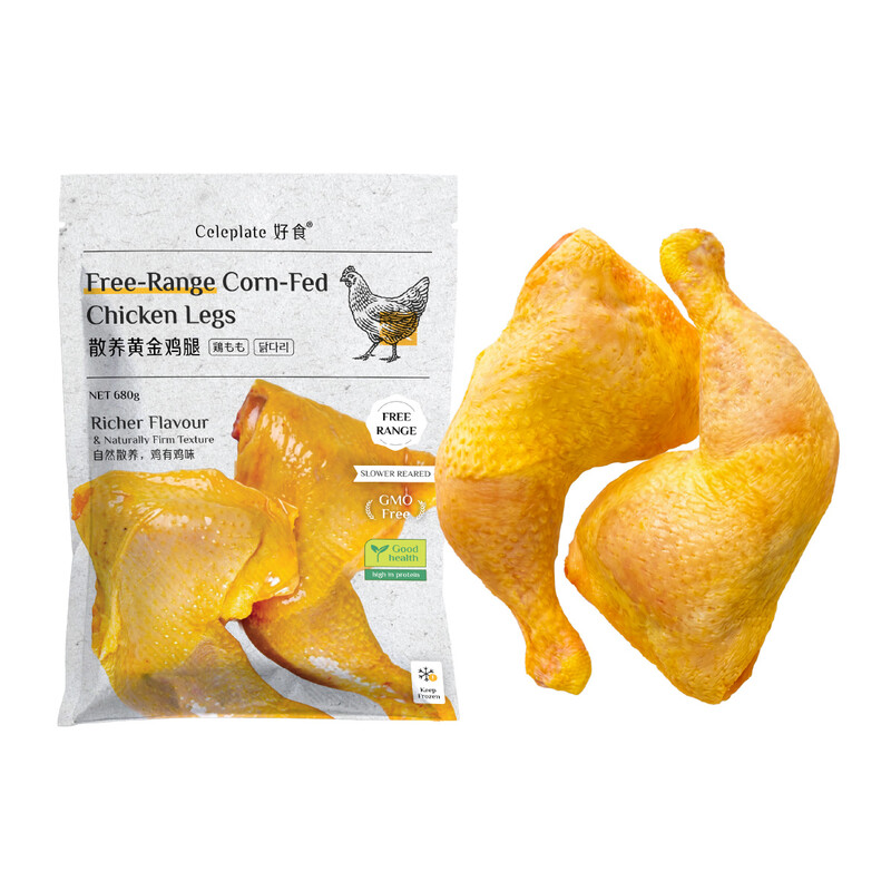 Celeplate Free-Range Corn-Fed Chicken Legs 680g