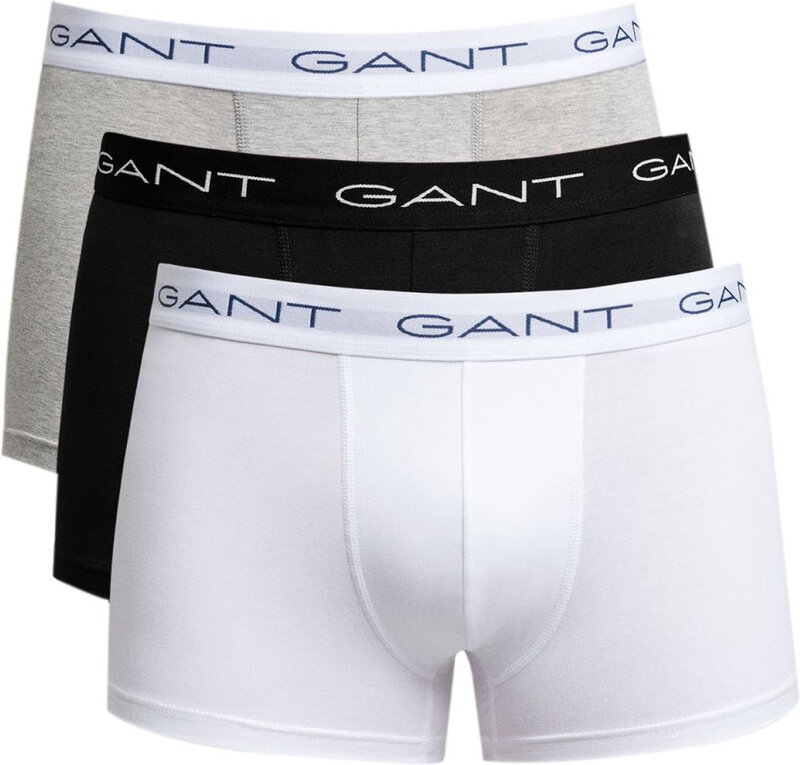GANT Heren Underwear TRUNK 3P GANT GRIJS MELANGE L