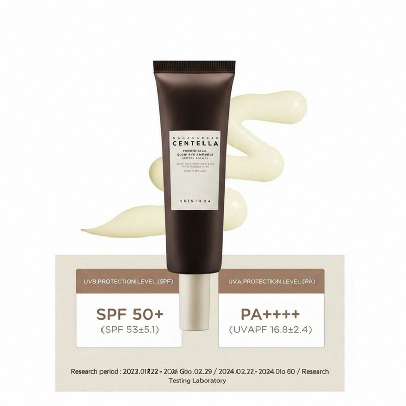 SKIN1004 Madagascar Centella Probio-Cica Glow Sonnenampulle - 50 ml