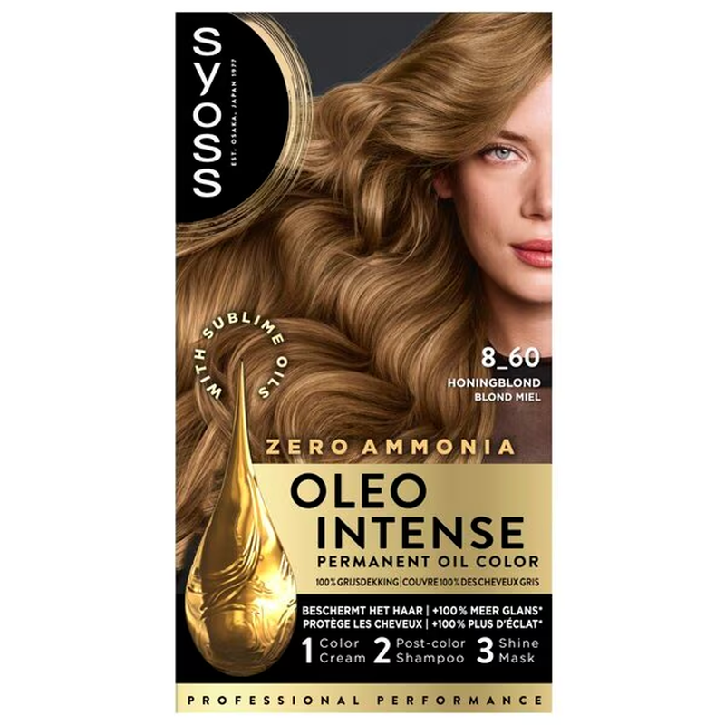 Syoss Haarverf Oleo Intense - 8-60 Honing Blond