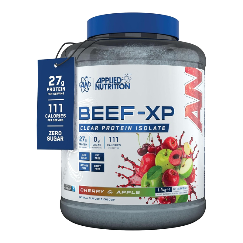 Applied Nutrition Beef-Xp Beef Protein Nutrition Powder Cherry & Apple Flavour - 1.8Kg