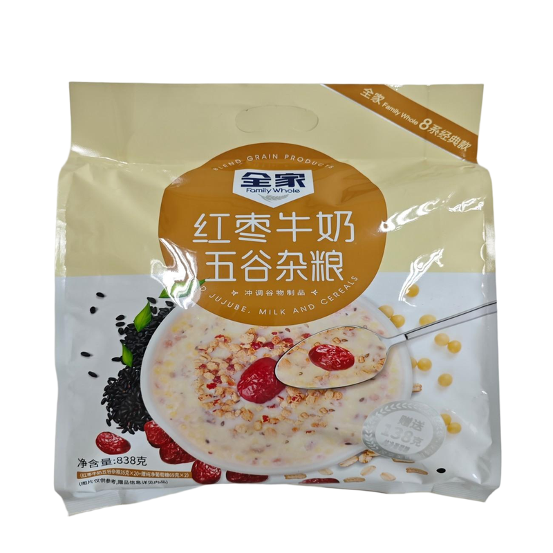 Family Whole Rote Datteln Milch Getreide (Inklusive Reiner Traubenzucker) 838 g