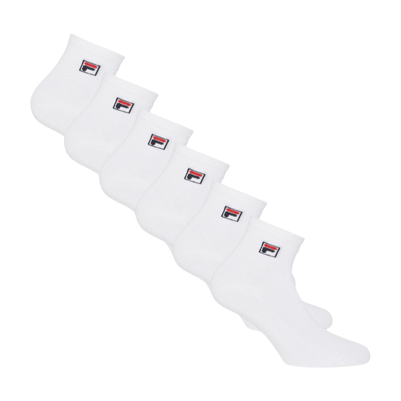 FILA Enkelsokken / Enkelsokken 6-pack Wit Maat 43-46