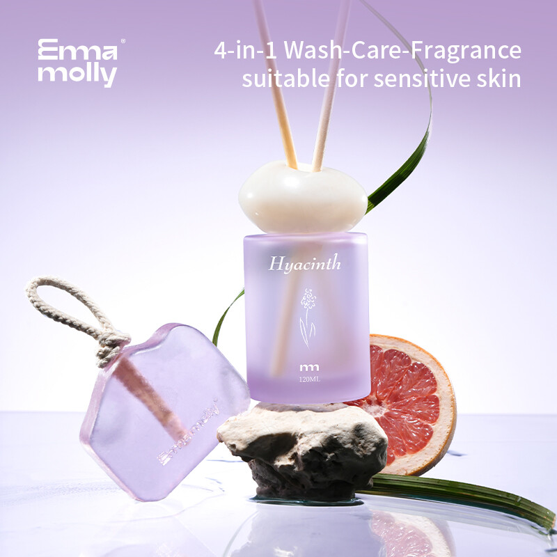Emma Molly Gift of the Earth Aromatherapie Essentiële Olie Zeep Geschenkdoos Hyacint