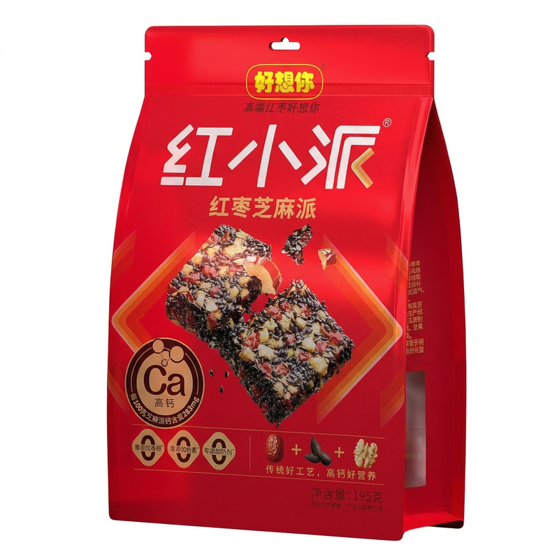 Haoxiangni Hongxiao pie red date and sesame flavor 195g (contains 13-14 packs)