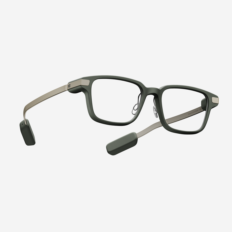 Even Realities - Even G2 B Green (Rectangular) - Everyday Display Smart Glasses, Camera-Free, Privacy First, 2-Day Battery, Powerful Features to Enhance Your Vision and Empower Your Day (Conversate | Translate | Teleprompt | Even AI | Health | Navigation | Dashboard | Notification | QuickList)