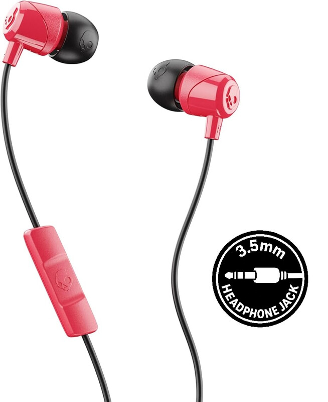 Jib In Ear Earphones with Microphone, 3.5mm jack - Red