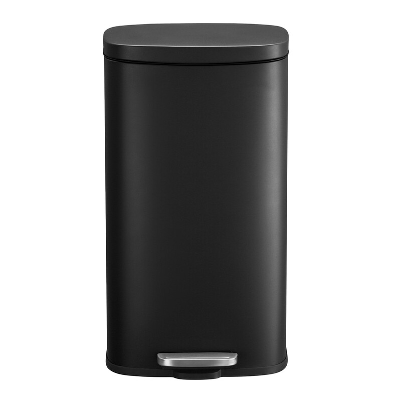 Ochama X Songmics Black Joyfurnos 30L Kitchenrubbish Bin With Soft-Close Lid And Inner Bucket,