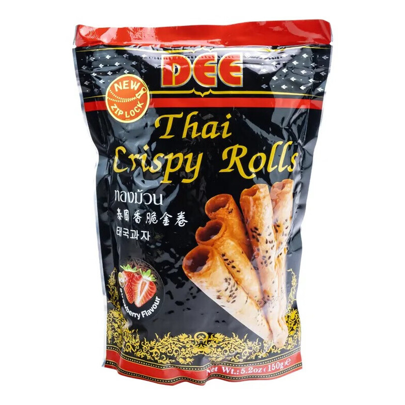 DEE Waffelrollen Big Roll Erdbeere 150g