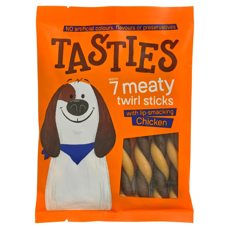 7 Meaty Twirl Sticks Chicken 122g