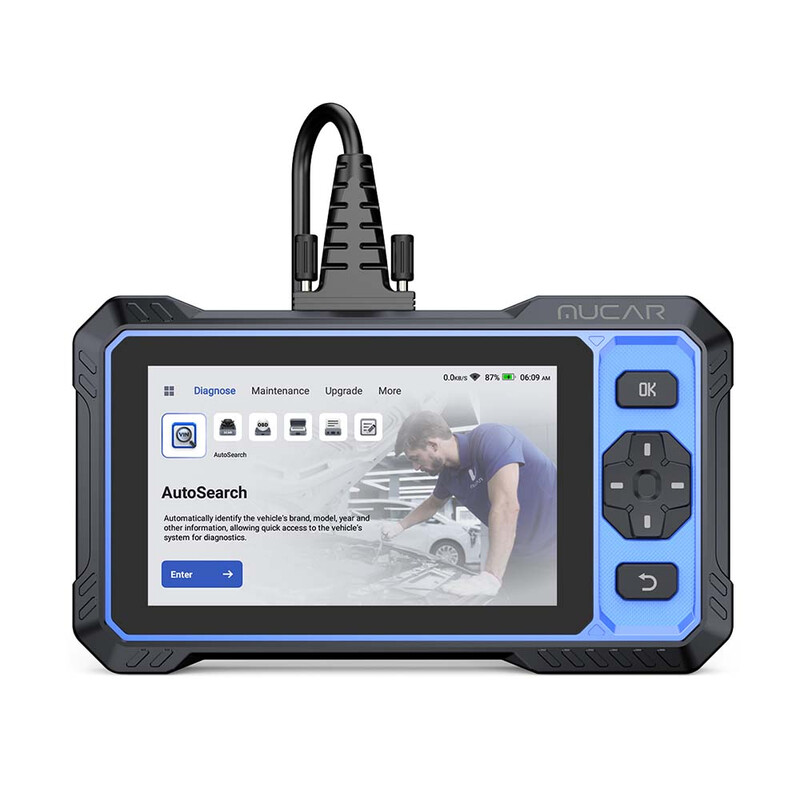 MUCAR 682 Professionele Diagnosetool, OE-Niveau Systeemdiagnose, Bidirectionele Bediening, 20+ Resetfuncties, CAN-FD & FCA AutoAuth, AI-Diagnose, 6" Touchscreen, Levenslange Gratis Updates
