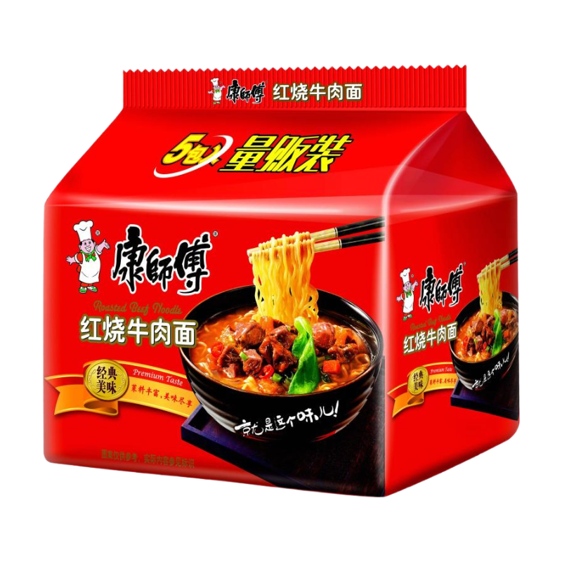Instant Noodles Roasted Beef Flavour 100g*5